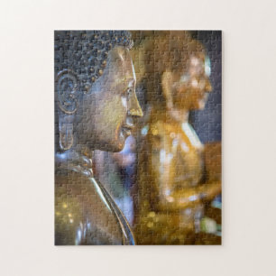 Kambodscha, Phnom Penh. Buddha-Statuen Puzzle