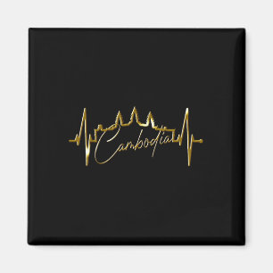 Kambodscha Skyline Heartbeat Siem Raep I Liebe Ang Magnet