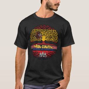 Kambodscha Spanien Treuhandflagge T-Shirt