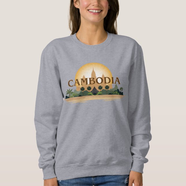Kambodscha Sweatshirt (Vorderseite)