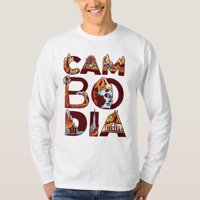 Kambodscha T-Shirt (Vorderseite)