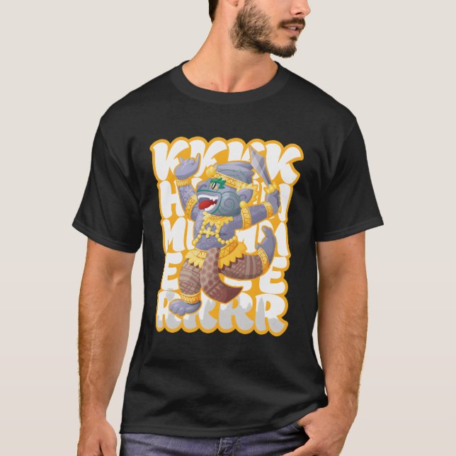 Kambodschan Khmer Angkor Hanuman Monkey King Liebe T-Shirt (Vorderseite)