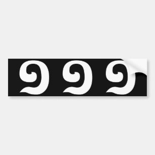 Kambodschanisch Nummer 1 / Eins / ១ (Mulah, a. a.  Autoaufkleber