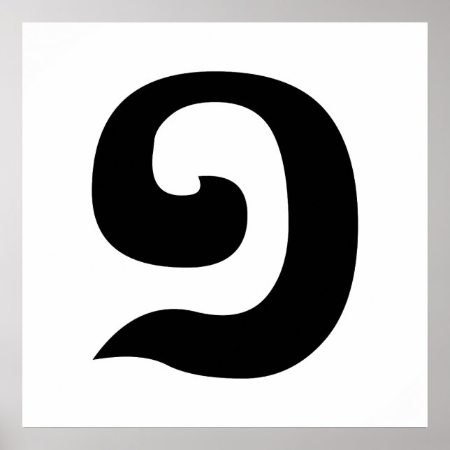 Kambodschanisch Nummer 1 / Eins / ១ (Mulah, a. a.  Poster (Vorne)