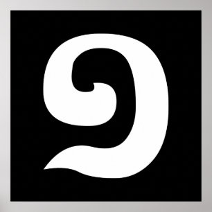 Kambodschanisch Nummer 1 / Eins / ១ (Mulah, a. a. Poster