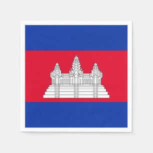 kambodschanische Flagge Serviette