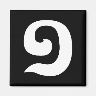 Kambodschanische Nr.1/eins/១ (Muəj) Khmer-Sprac Magnet