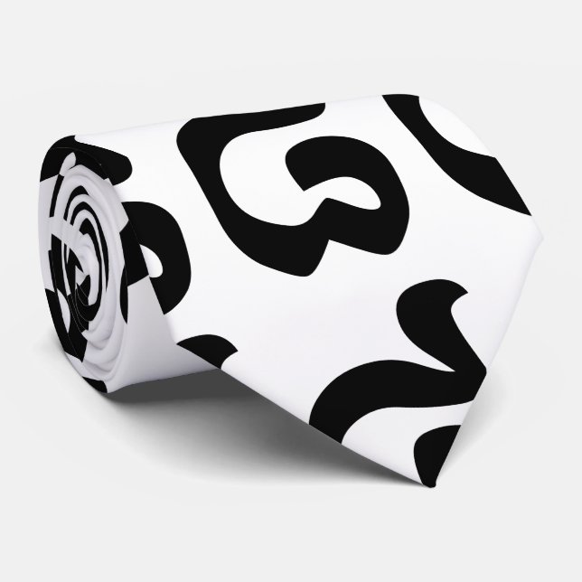 Kambodschanische Nummer 8 / Acht / ៨ (Pram Bei) Kh Krawatte (Gerollt)