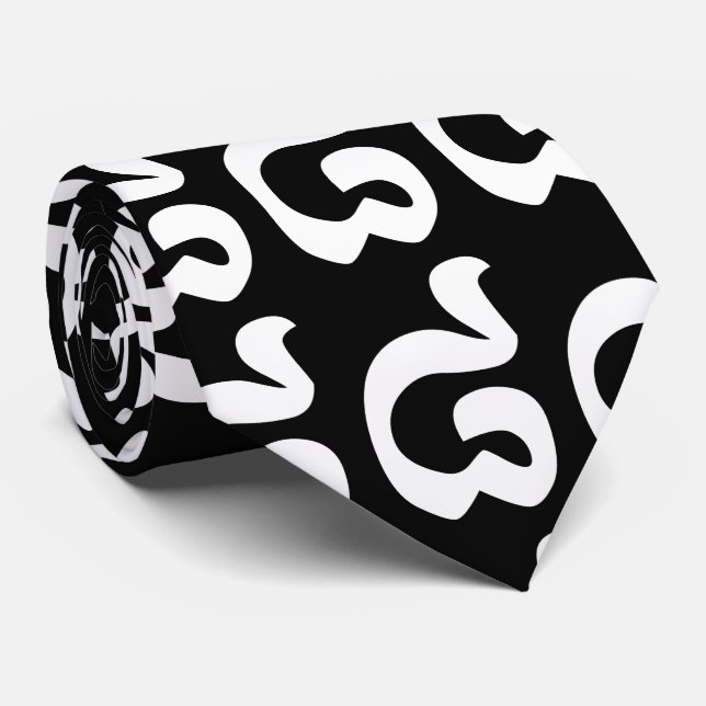 Kambodschanische Nummer 8 / Acht / ៨ (Pram Bei) Kh Krawatte (Gerollt)