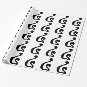 Kambodschanische Zahl 4 / Vier / ៤ (Buen) Khmer-Sc Geschenkpapier