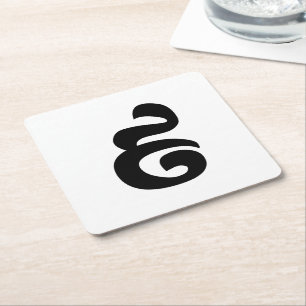 Kambodschanische Zahl 9 / Neun / ៩ (Pram Buen) Khm Rechteckiger Pappuntersetzer