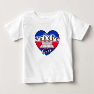 Kambodschanisches Mädchen Baby T-shirt