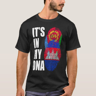 Kambodschanisches und eritreisches DNA-Flaggengebi T-Shirt