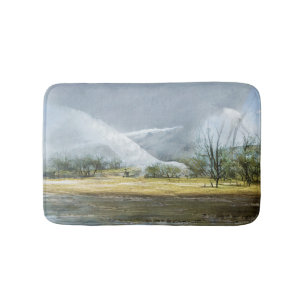 Kamchatka Geysers Oil Landscape Badematte