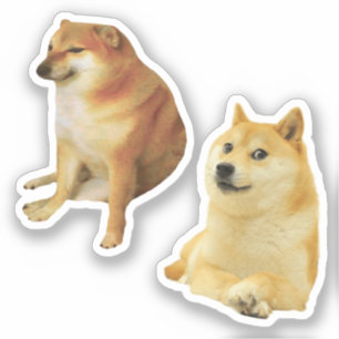 Käme + Doge Memes Stickers Pack Aufkleber