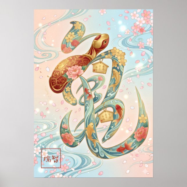 Kame: Longevity & Wisdom Art260050246 Poster (Vorne)