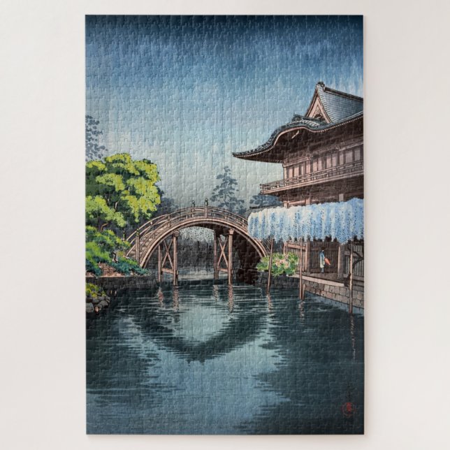 Kameido Tenmangu von Tsuchiya Koitsu Puzzle (Vertikal)