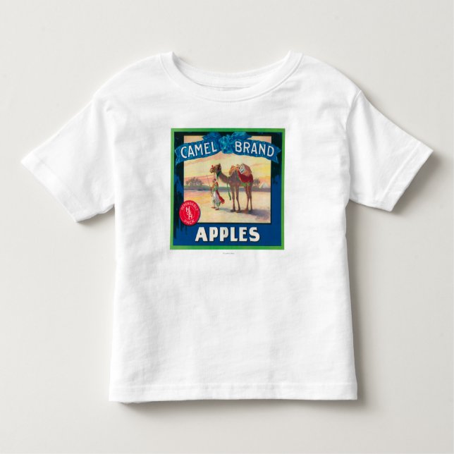 Kamel-Apple-Aufkleber - Washington-Staat Kleinkind T-shirt (Vorderseite)