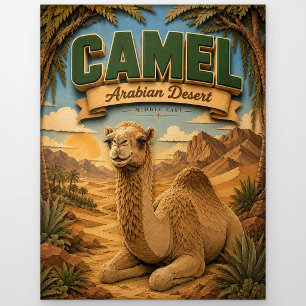 Kamel Arabische Wüste POPCUT Postkarte