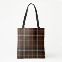 Kamel-Brown schwarzer Tartan kariert