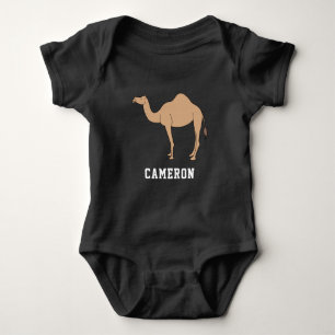 Kamel Einzigartiger Jungen-Geburtstag Personalisie Baby Strampler