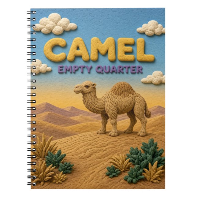Kamel Empty Quarter Modern KlayKoo Notizblock (Vorderseite)