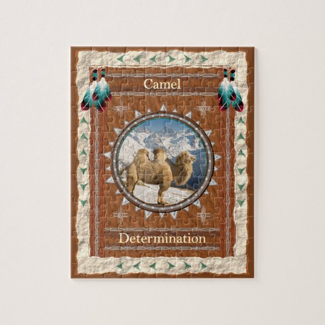 Kamel-Entschlossenheits-Energie Puzzle (Vertikal)
