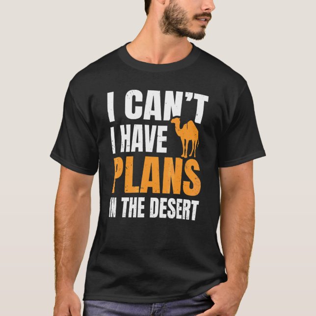 Kamel-Fan-Zitat für Dromedar T-Shirt (Vorderseite)
