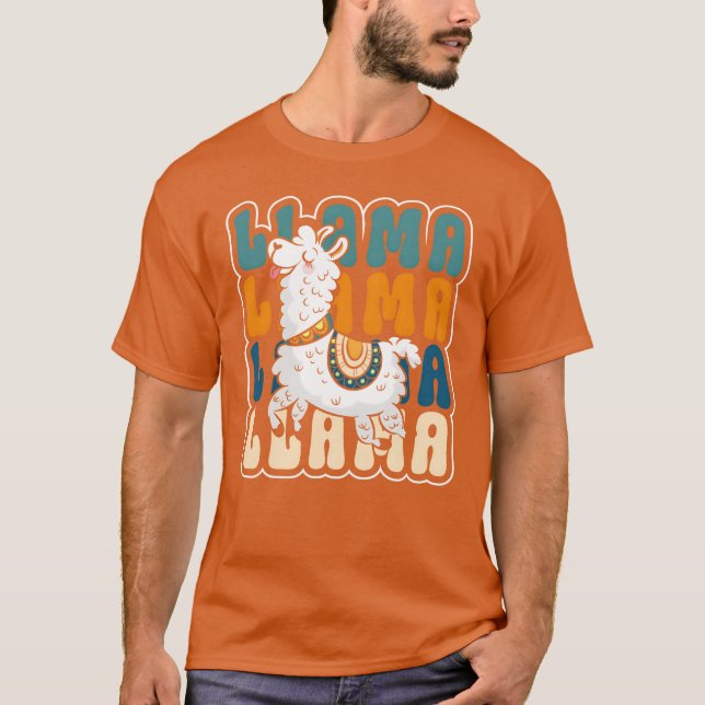 Kamel-Farm-Tier Tier Sanft retro T-Shirt (Vorderseite)