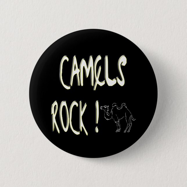 Kamel-Felsen! Knopf Button (Vorderseite)