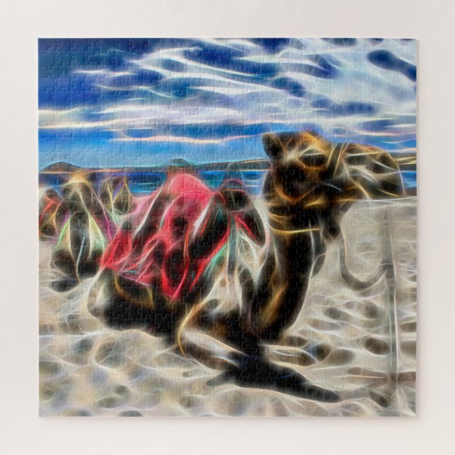 Kamel im Abstrakten Puzzle (Vertikal)