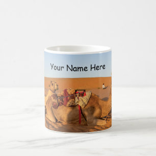Kamel in der omanischen Wüste Kaffeetasse
