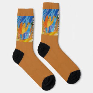 Kamel in Pyramids Crew Socks Socken
