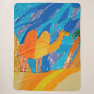 Kamel-Kunst von Kindern zeichnend Sherpadecke
