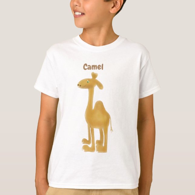 Kamel lustiger lustiger Spaß T-Shirt (Vorderseite)