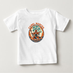 Kamel-Magier-Zauberer-Wüsten-Fantasy-Mystik-Kunst Baby T-shirt