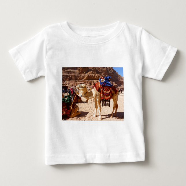 Kamel-Mittlere Baby T-shirt (Vorderseite)