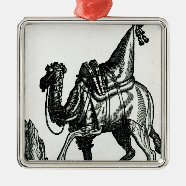 Kamel Ornament Aus Metall (Vorne)