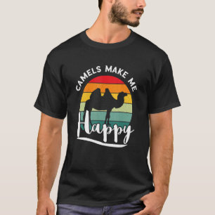 Kamel Retro Vintage Kamele Machen Mich Glücklich K T-Shirt