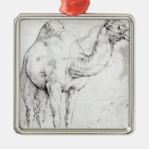 Kamel Silbernes Ornament