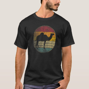 Kamel  Sonne Retro Asien Afrika Reise Safari Wüste T-Shirt