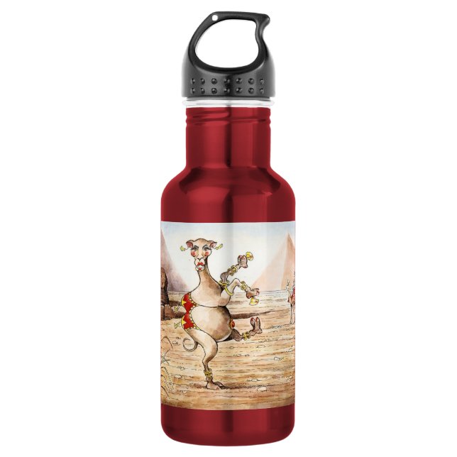Kamel-Tanz-Freiheits-Flasche Trinkflasche (Vorderseite)
