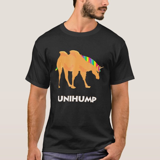 Kamel und Hübsches Einhorn Mix Cool T-Shirt (Vorderseite)