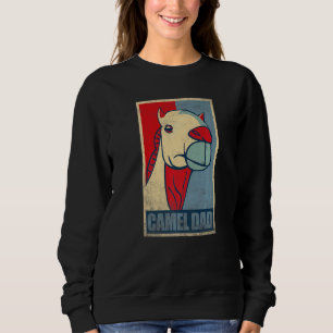 Kamel-Vater Vintage-Kamel Für Vater Haustier Tier Sweatshirt