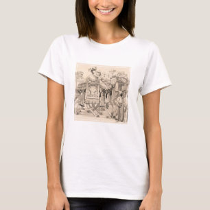 Kamele in Kostümen gehend T-Shirt