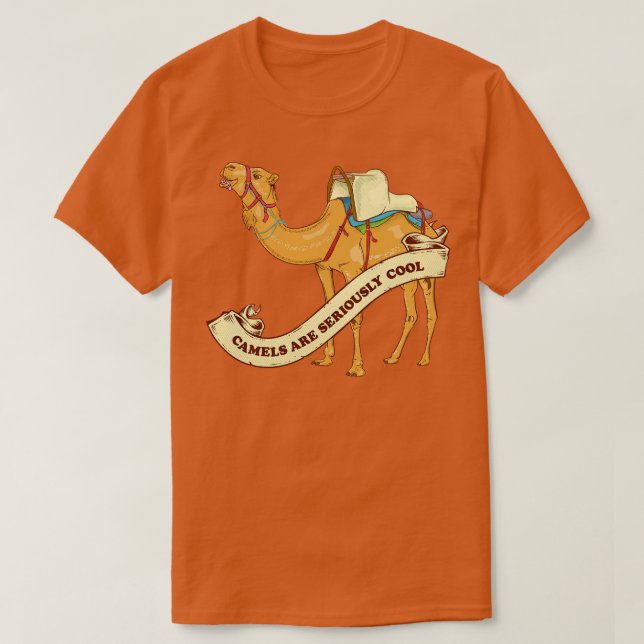 Kamele sind ernsthaft cool T-Shirt (Design vorne)