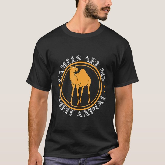Kamele sind mein Geist T-Shirt (Vorderseite)