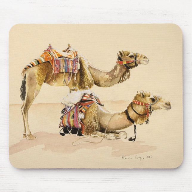 Kamele von PETRA 2007 Mousepad (Vorne)