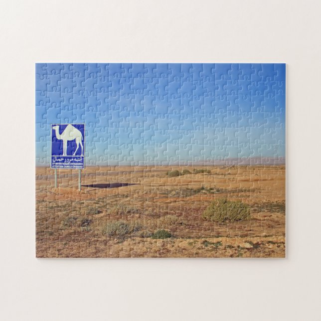 Kamelen, Tunesien 252-pc Puzzle (Horizontal)