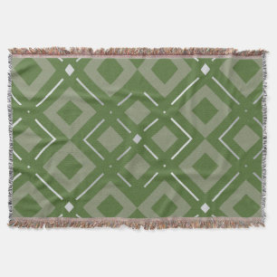 Kamelias geometrisches Muster 2 Decke